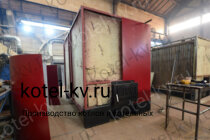 Отопительный котла КВр 0.8 уголь дрова изготовление